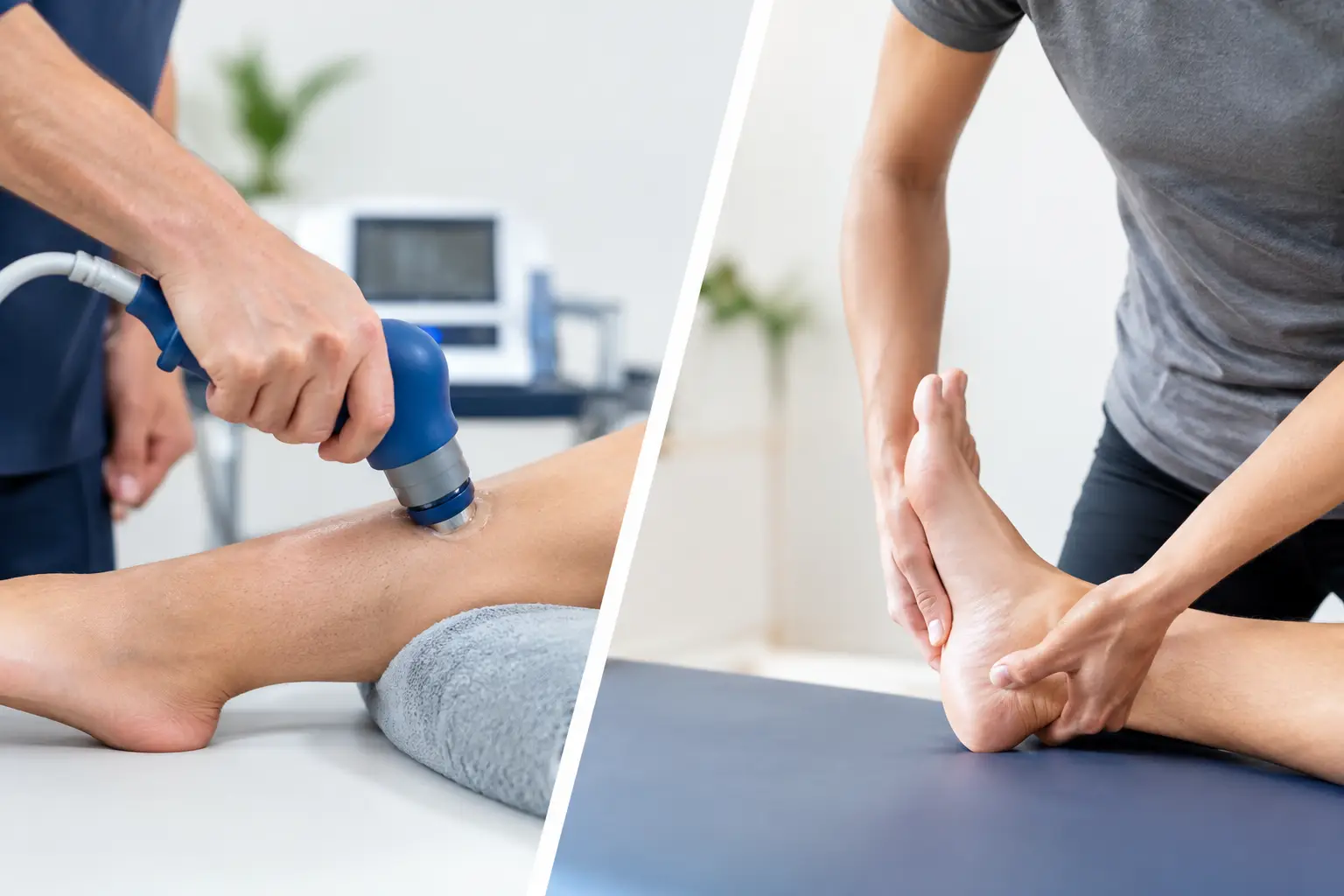 Shockwave Versus Physiotherapy for Tendons